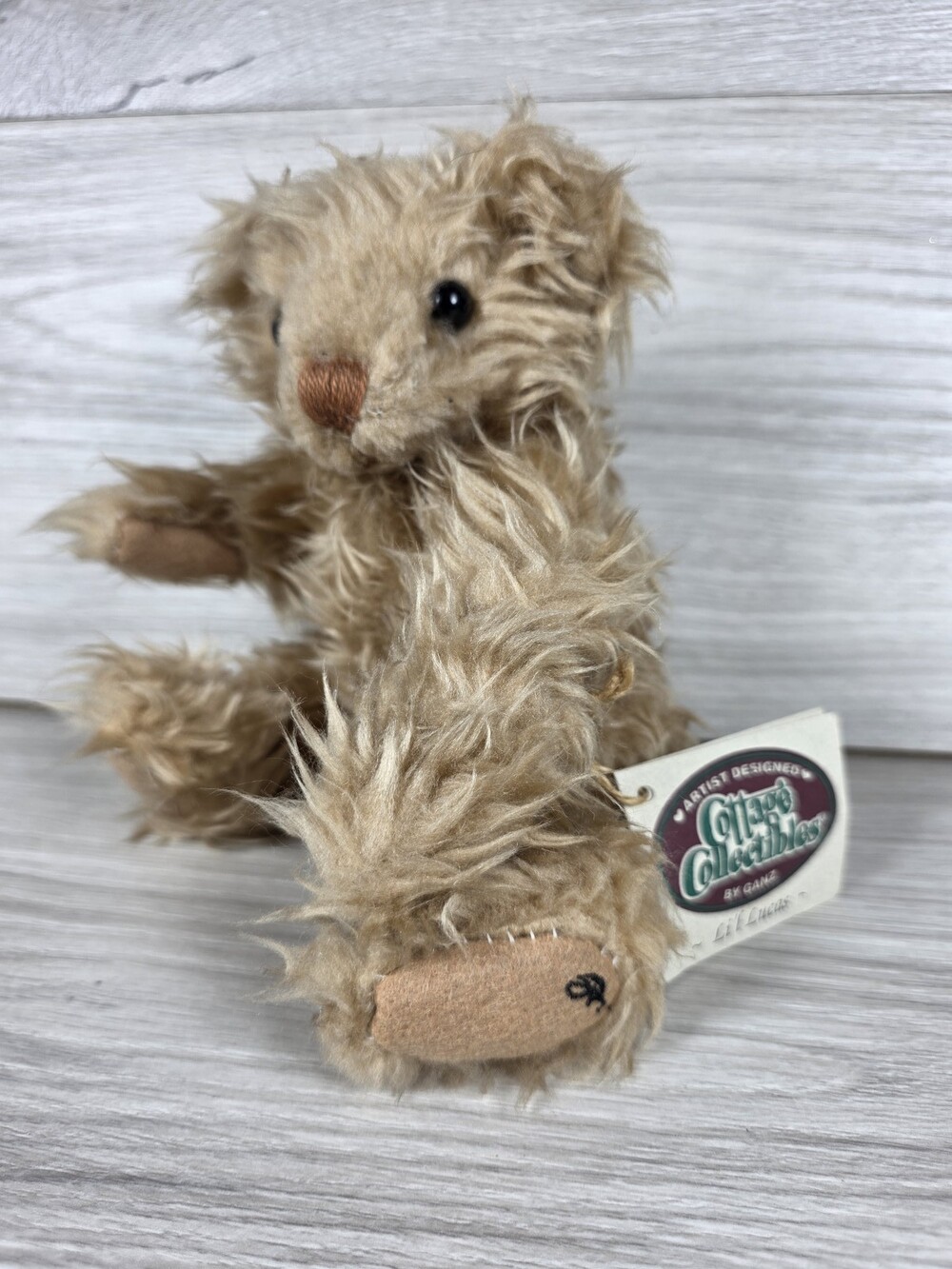 Cottage Collectibles by Ganz Li'l Lucas Plush Teddy Bear w Original Tags SU36